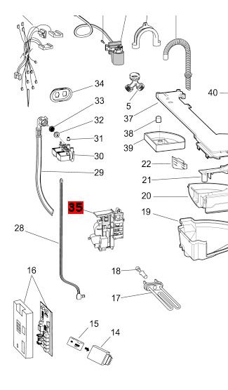 Блокировка люка 482000023344 Ariston/Indesit/Whirlpool