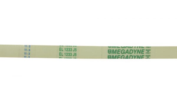 Ремень 1233 J5 Megadyne для стиральной машины, (белый)