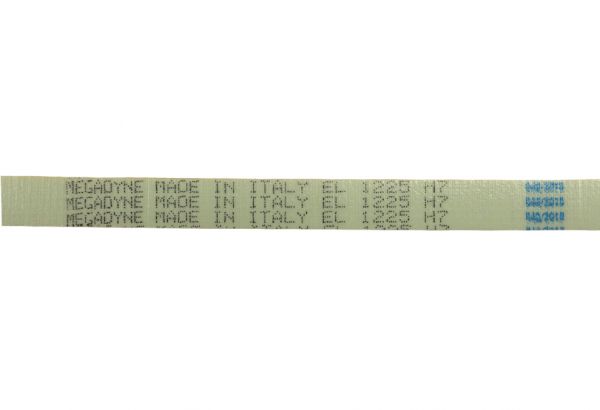 Ремень 1225 H7 MEGADYNE стиральной машины, (белый)