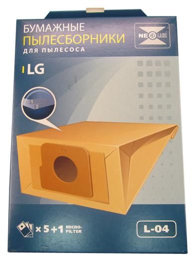 Бумажные пылесборники Neolux L-04 пылесосов LG