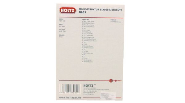 Мешок-пылесборник Holtz SA-03 для пылесосов Samsung