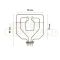 Тэн 470845 верхний духовки Bosch/Siemens, 1500+1300W