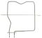 Тэн верхний 039577 духовки Ariston/Indesit, 1000W