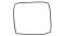 Уплотнитель двери духовки 027982 Ariston/Indesit, 350x440